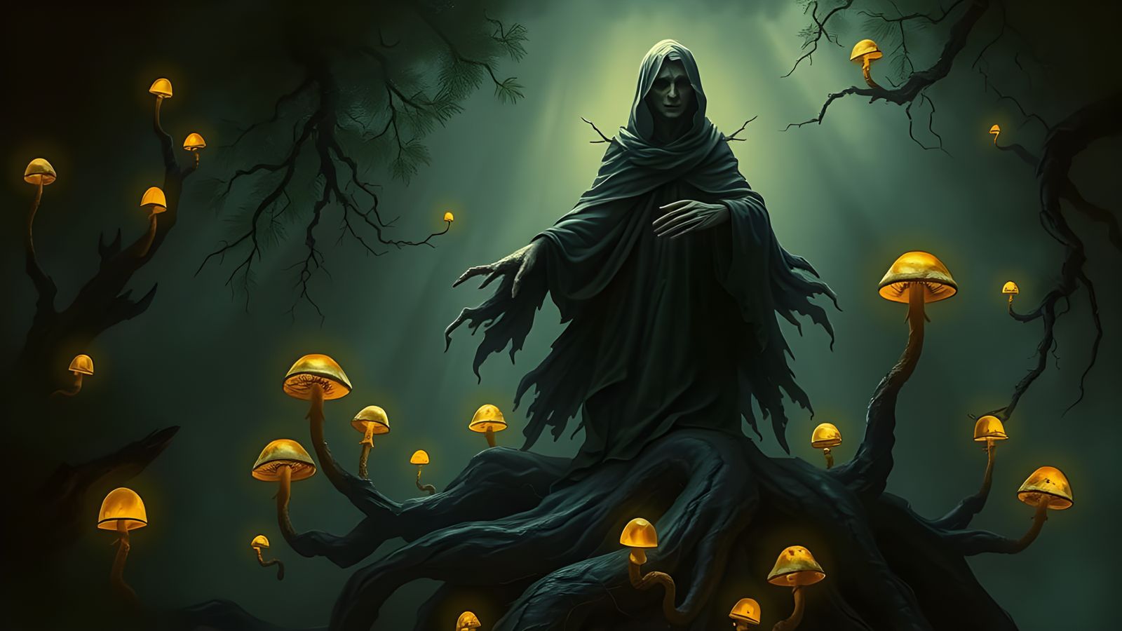 Ethereal Nightmare in Dark Mystical Realm