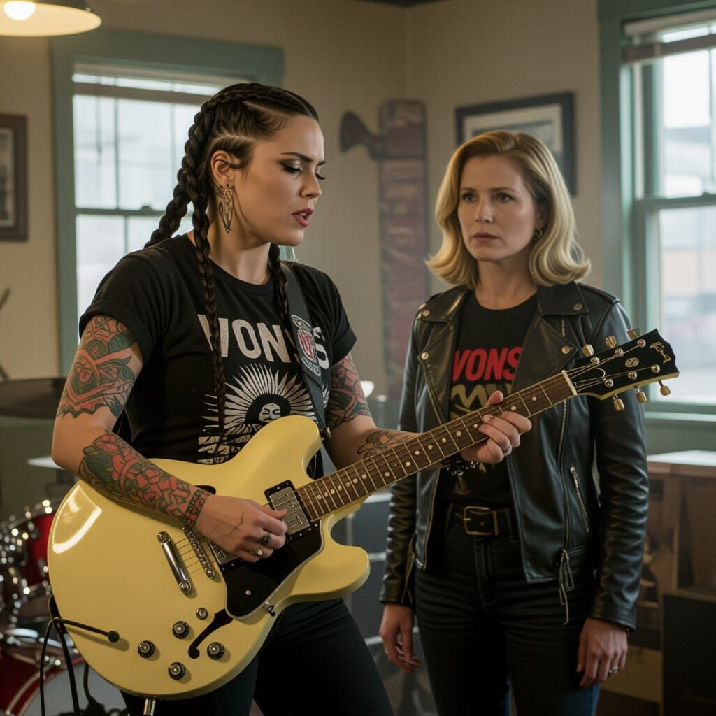 Punk Native American Musician with Gillian Anderson