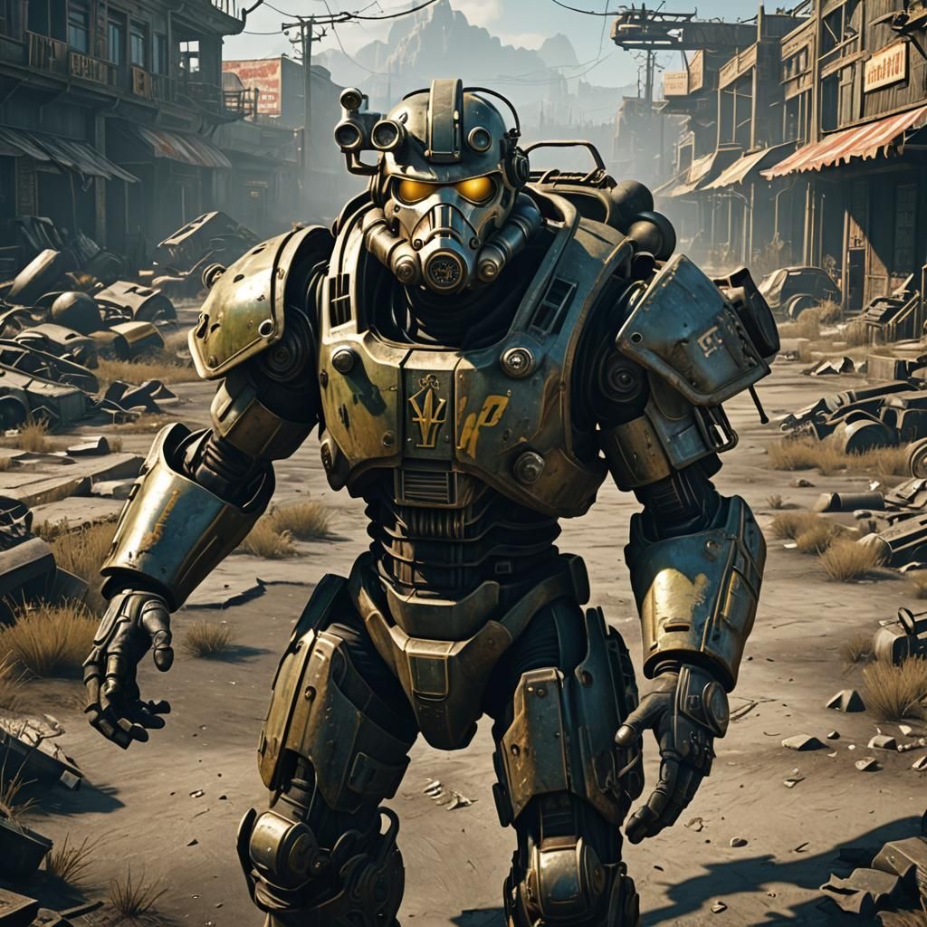 Fallout Inspired 3D Game Cinematic Scene