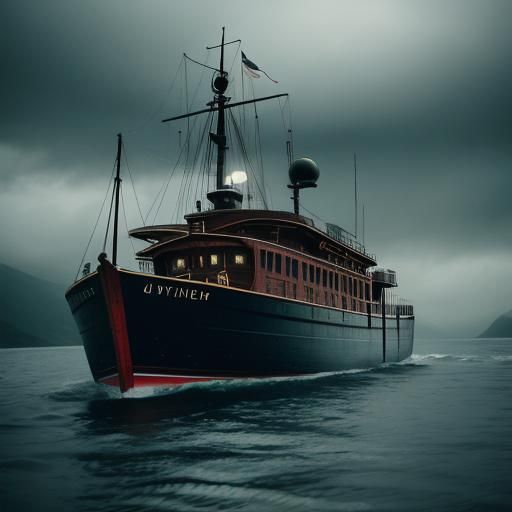 Dramatic Unconventional Boats in Cinematic Style