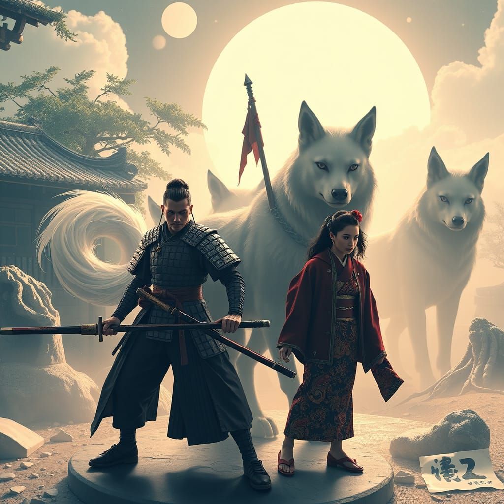 Samurai and Geisha Enter Enchanted Realm