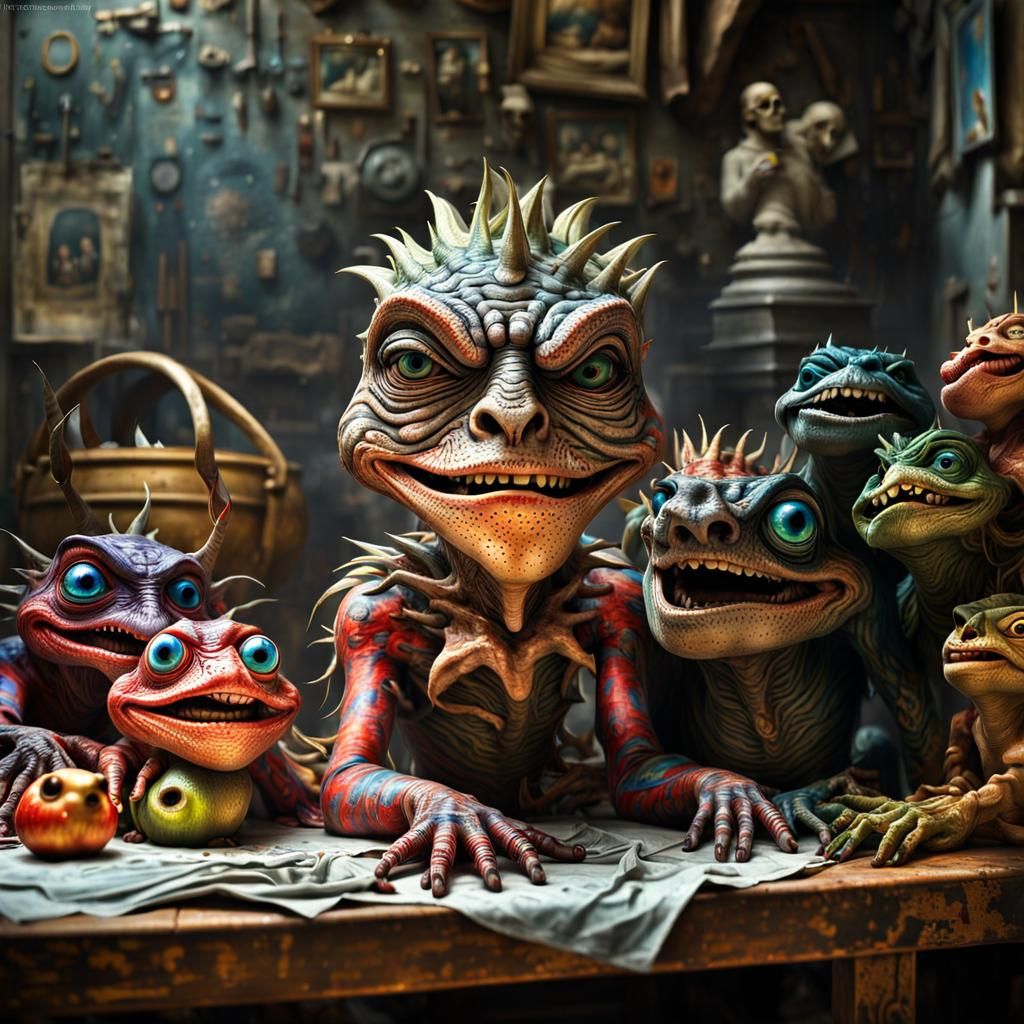 Photorealistic Aliens: Beautiful, Complex, and Emotional