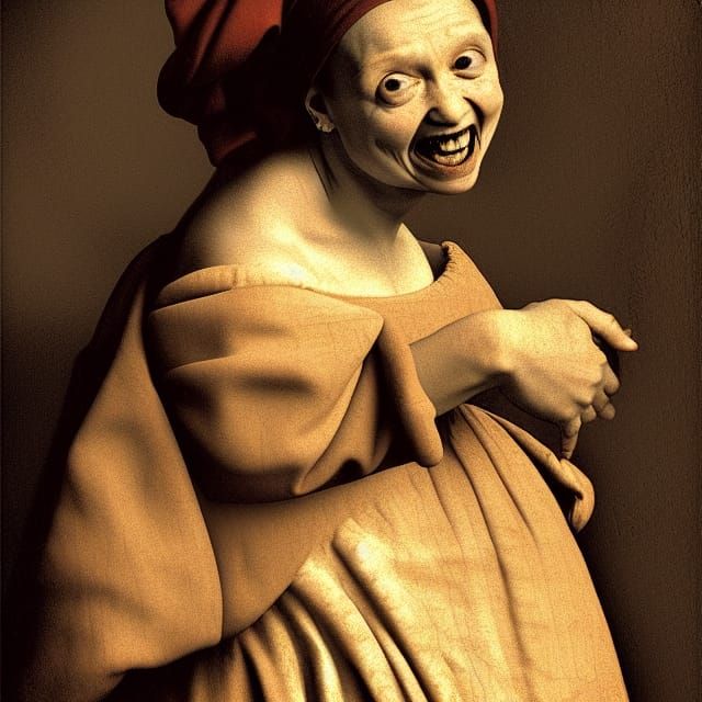 Hyperrealistic Portrait Inspired by Classical Art