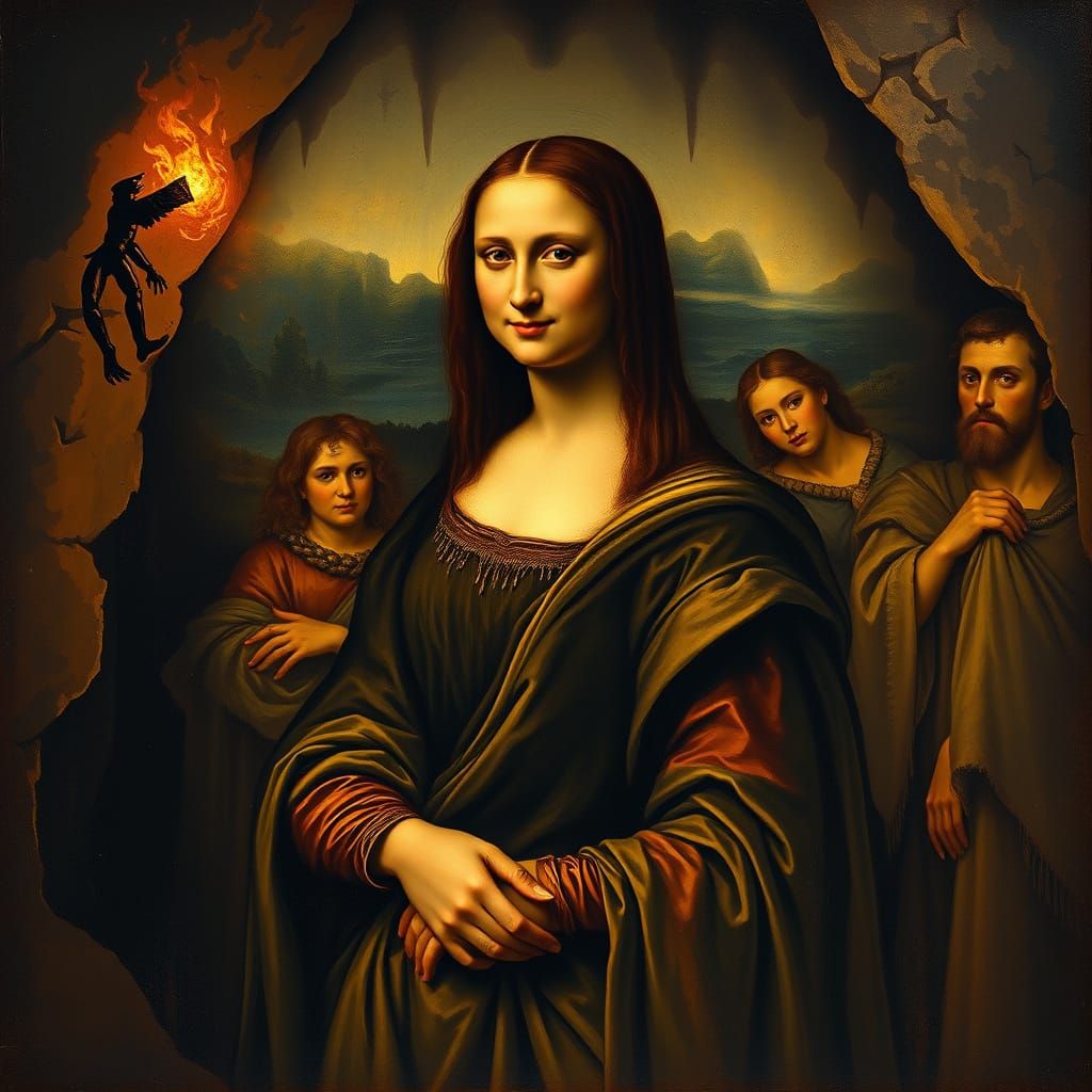Prehistoric Mona Lisa with Enigmatic Smile