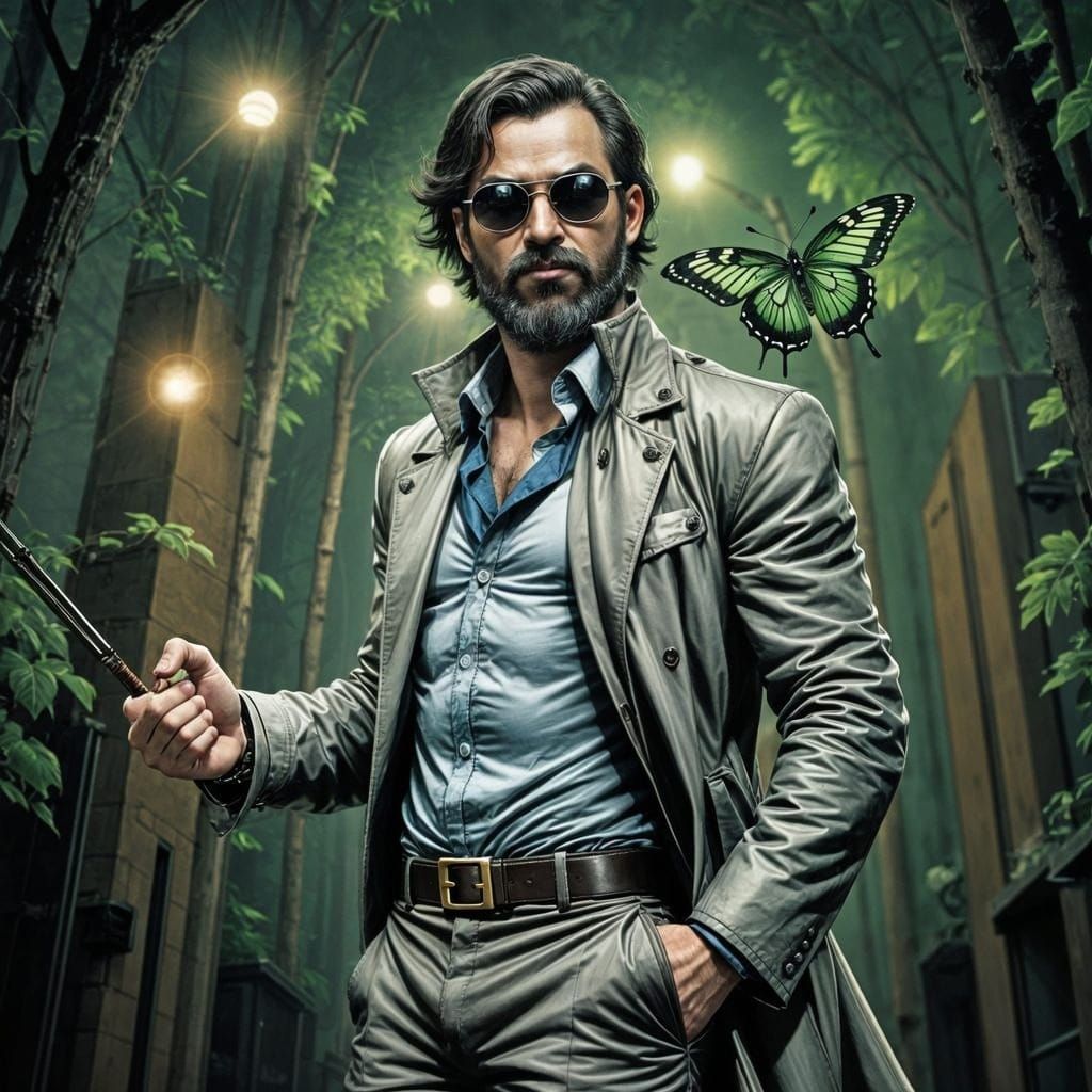 Cyberpunk Visionary Kondraki The Butterfly King