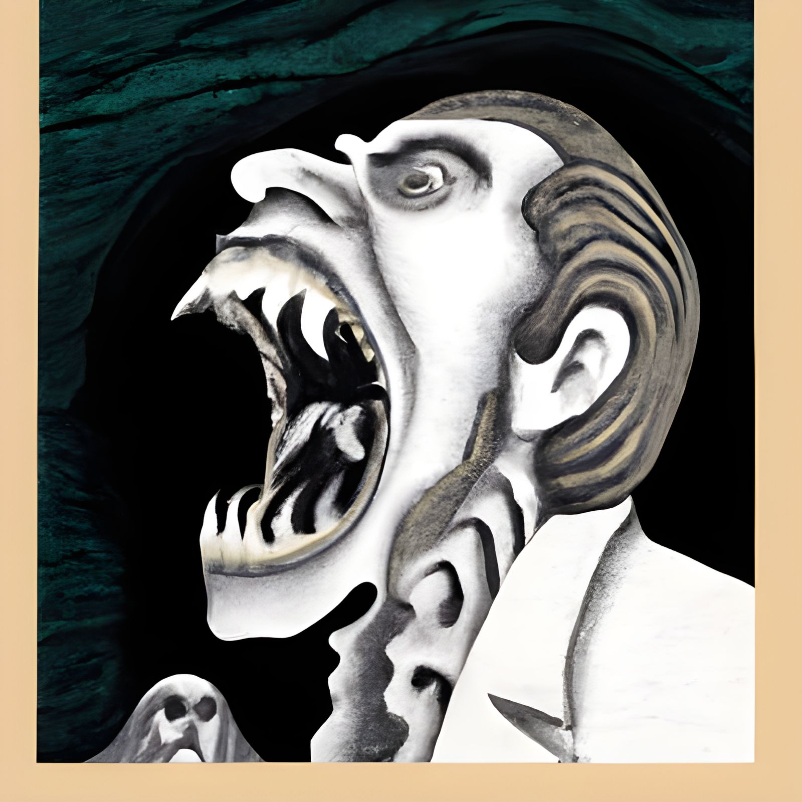 Screaming Silence: A Darkly Rendered Horror