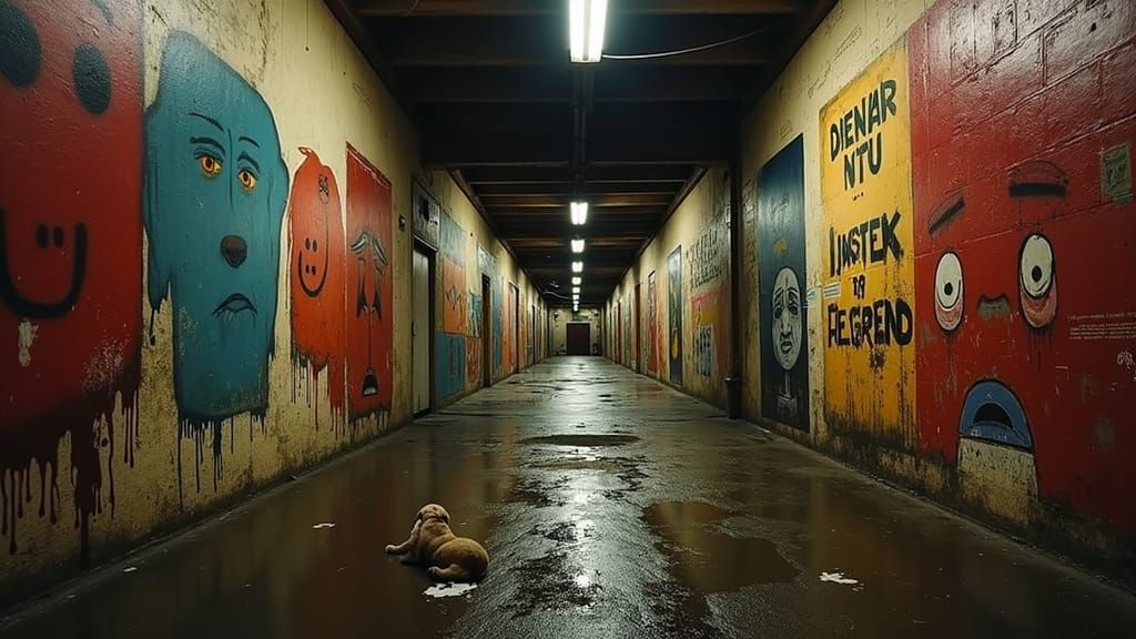 Urban Landscape Unfolds in Abstracted Hip-Hop Aesthetic