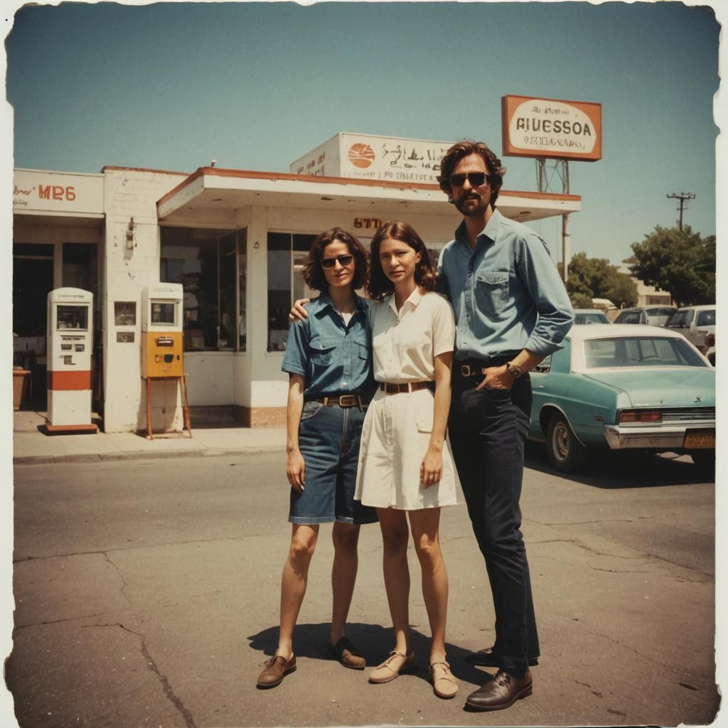 Classic Polaroid Photo with Cinematic Effects