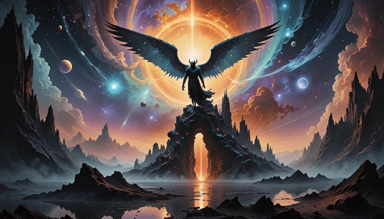 Cosmic Apocalypse: Angels, Devil, and Stardust