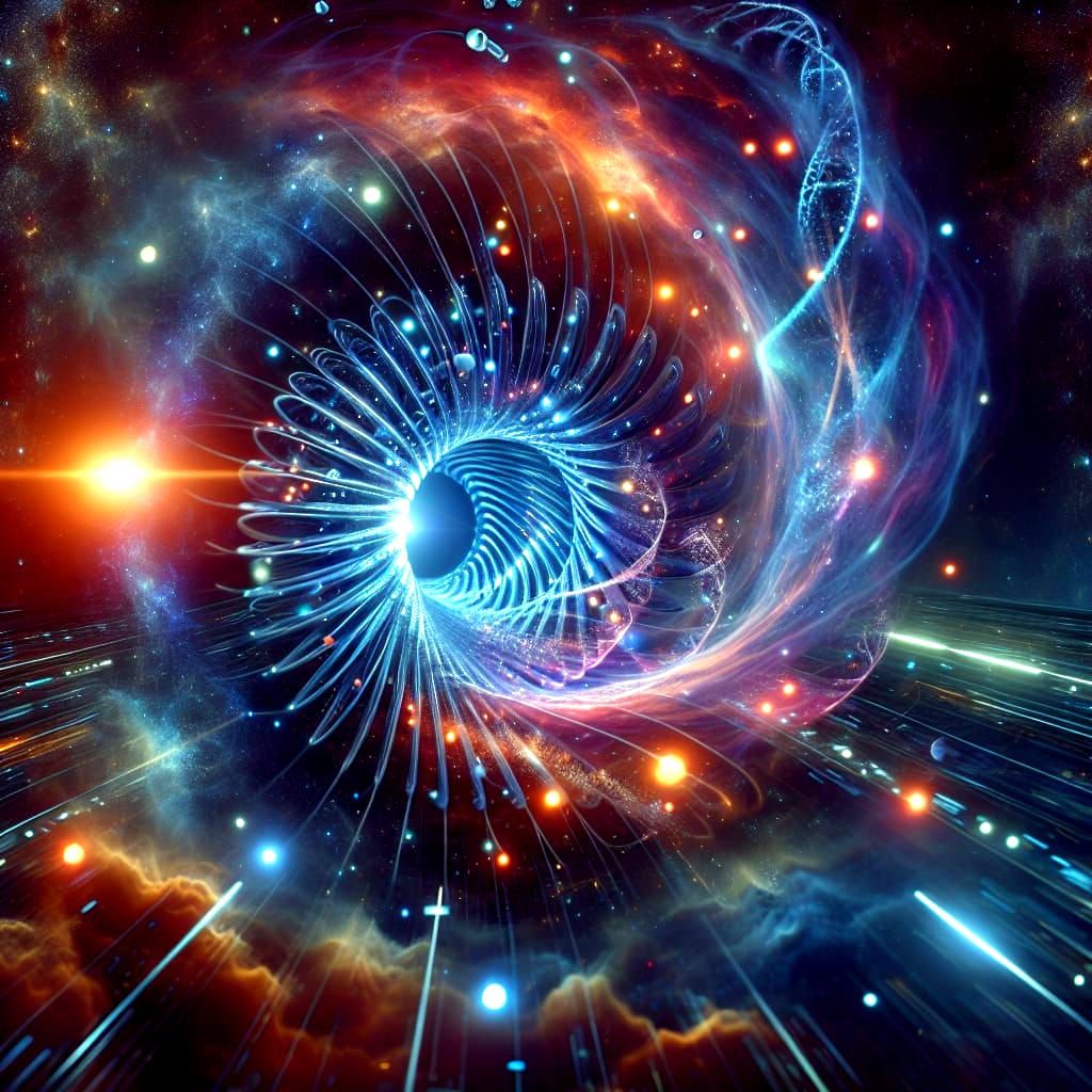 Quantum Portal in Celestial Chaos