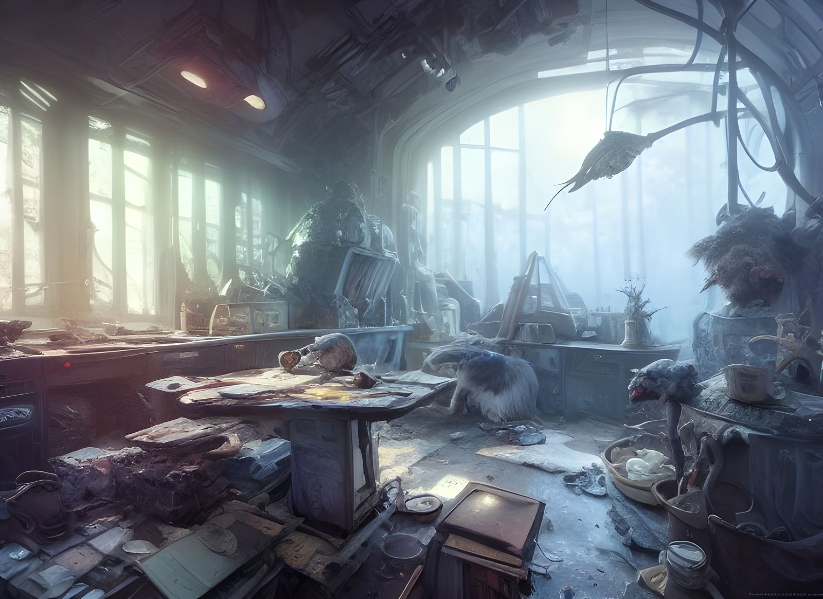 Untidy Artist studio