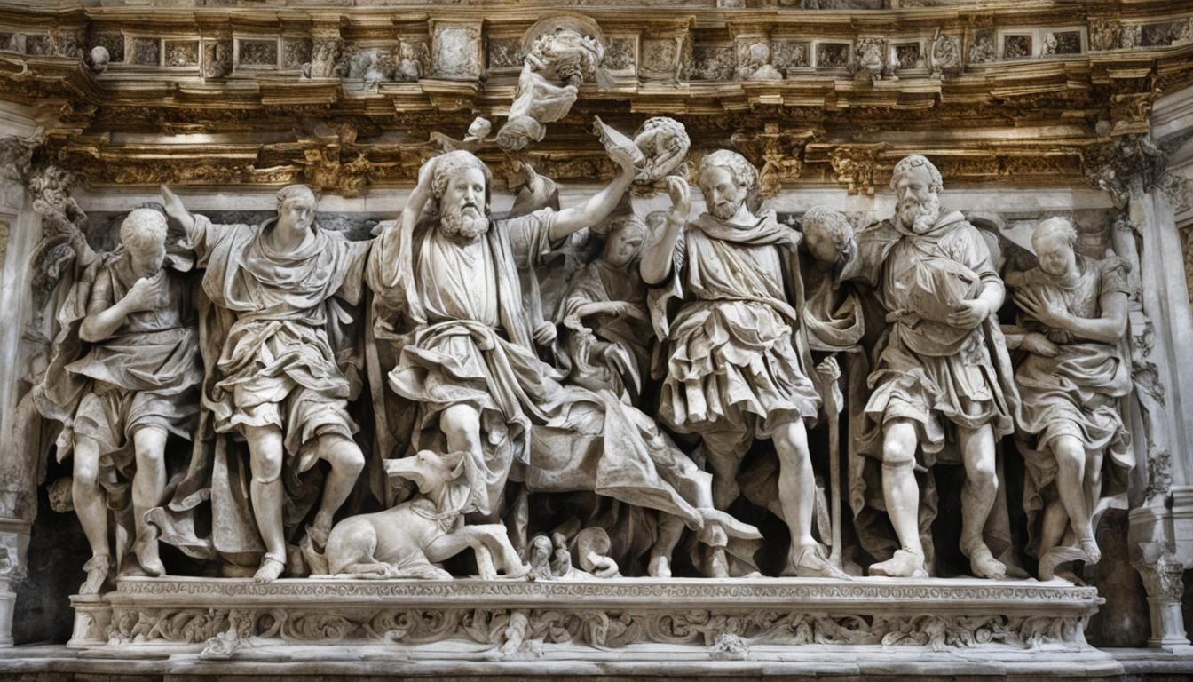 Tomb of Saint Cecilia Sculpture in Rome