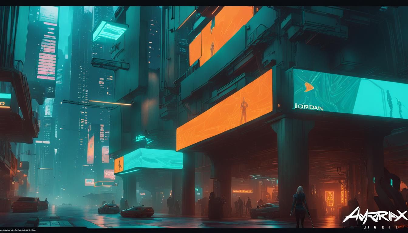 Cyberpunk Cityscape Concept Art in 8k Resolution