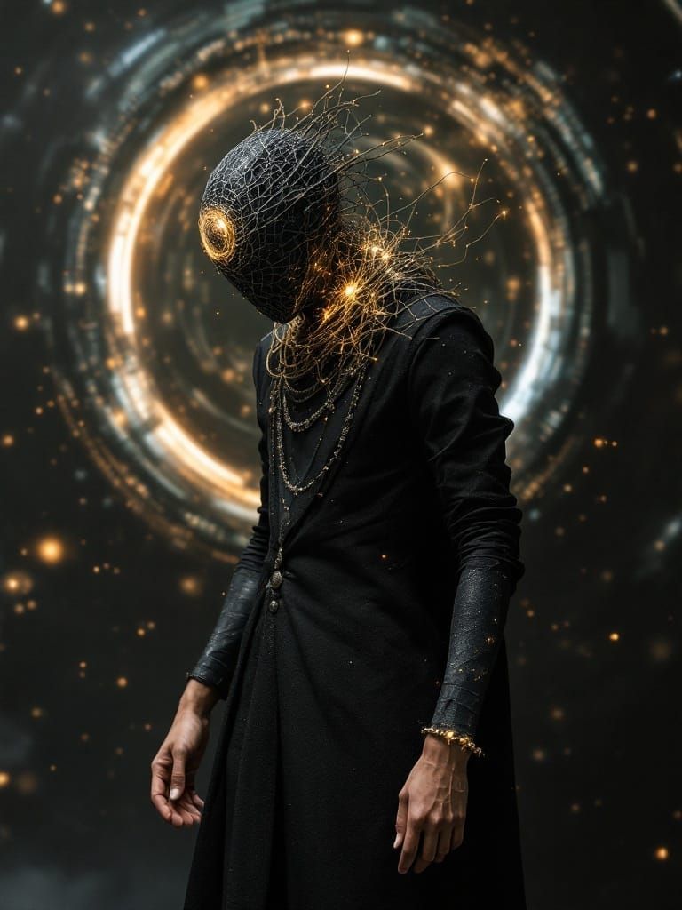 Empty & Scared Chromoshadowed Einstein Couture