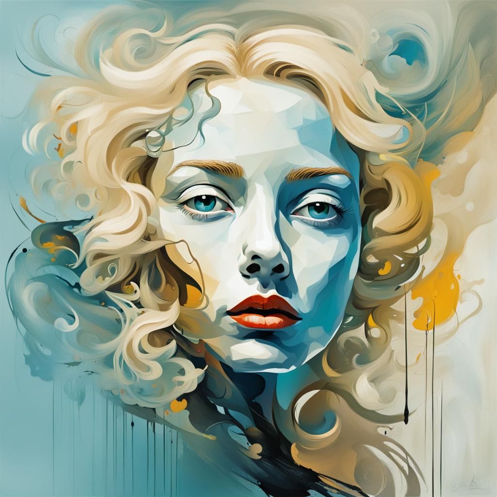 Surreal Fairy Portrait in Dali Style