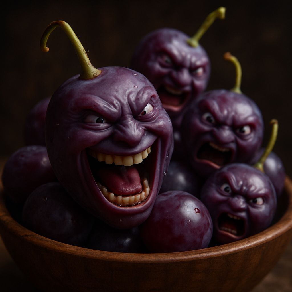 Screaming Grapes in Cinematic Style