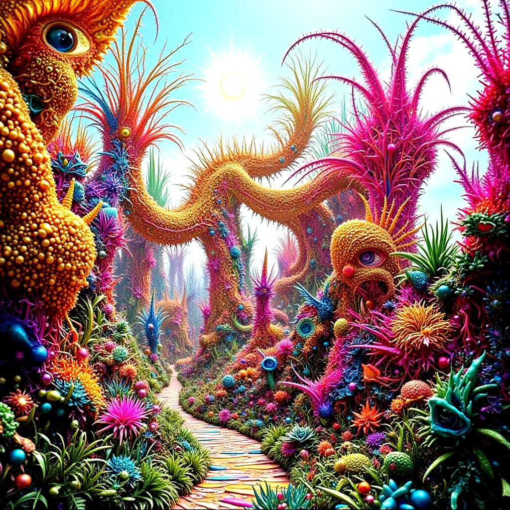 Futuristic Pavilion in Art Deco Style