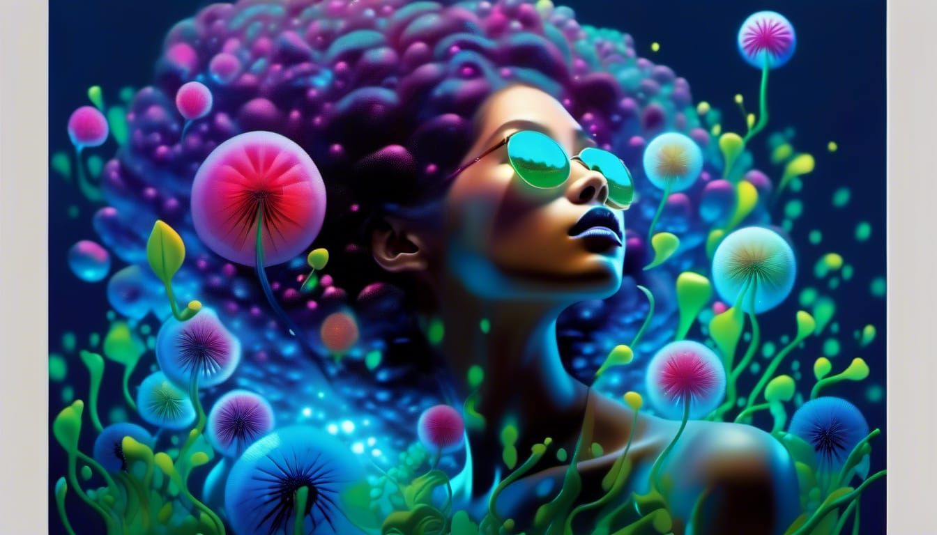 Magical Dandelion Wish in Surreal Fantasy Art