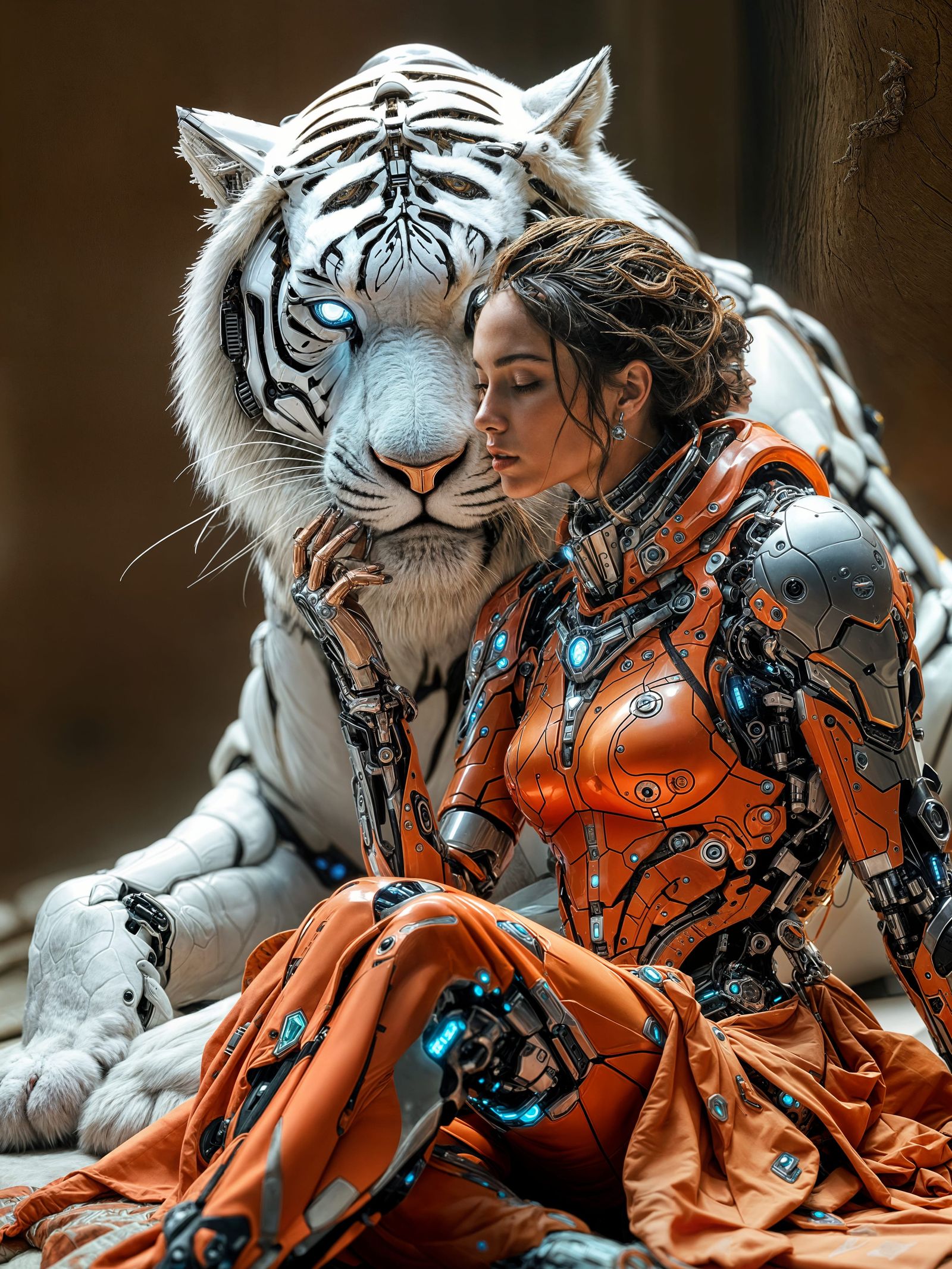 Futuristic Guardian of Advanced Robotics