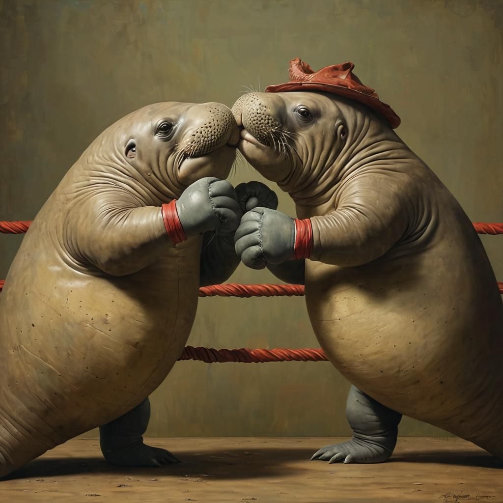 Boxing Manatees