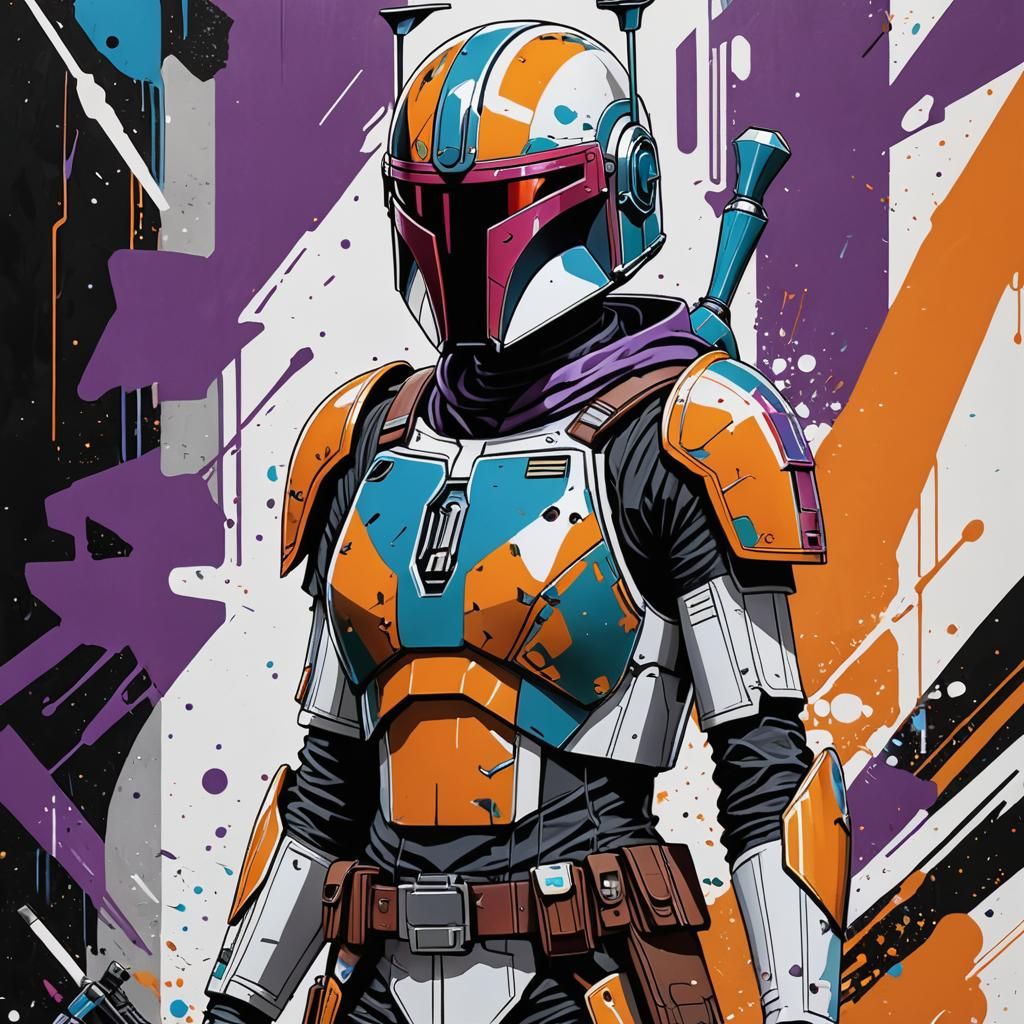 Sabine Wren in Mandalorian Armor, Nagel Style