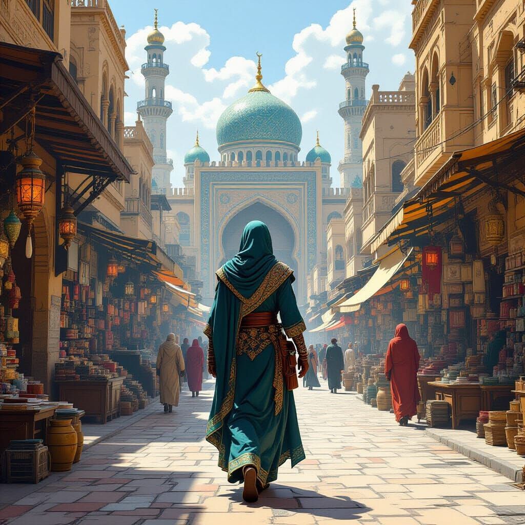 Thief of Baghdad: Retro-Futuristic Concept Art