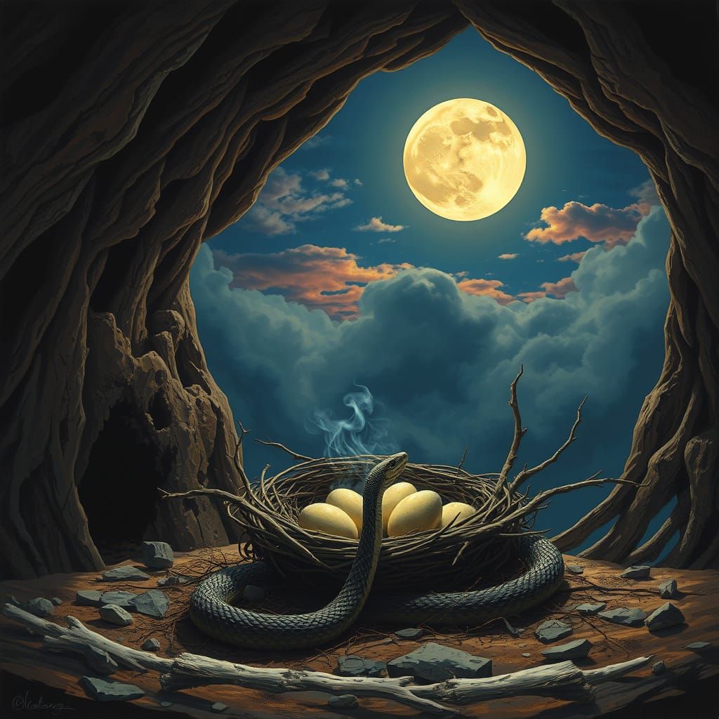 Egyptian spring time cobra