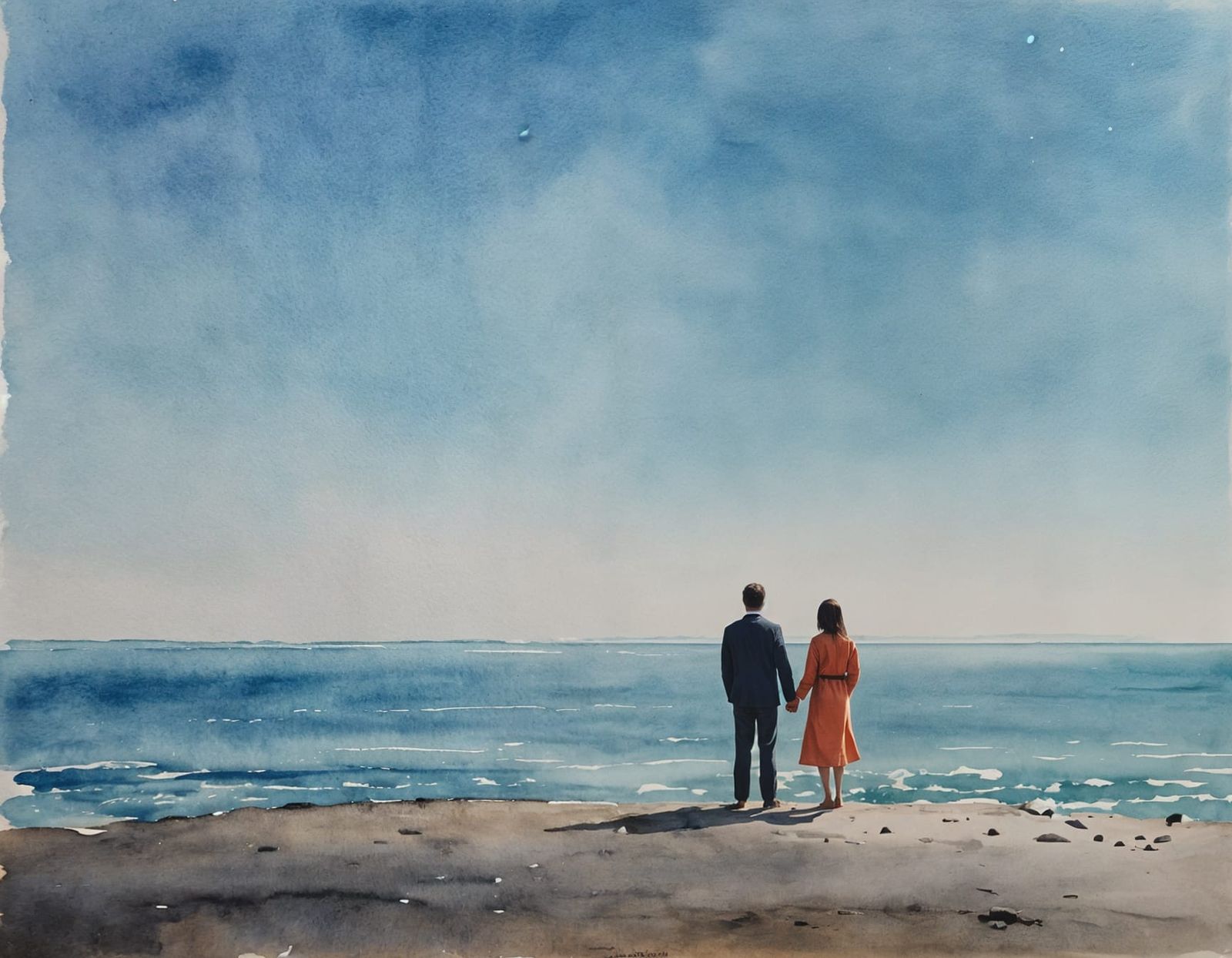 Minimalist Watercolor Artwork