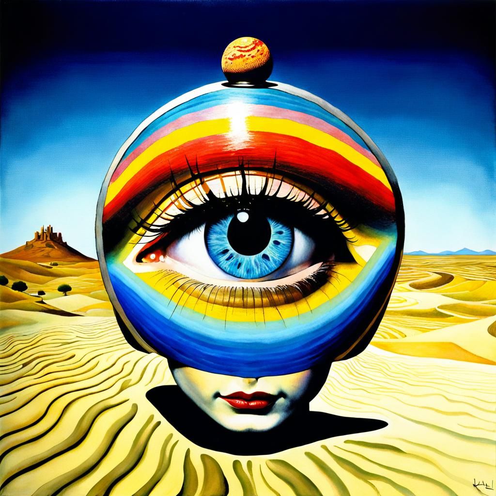 Mystical Druidess: A Surreal Bohemian Vision