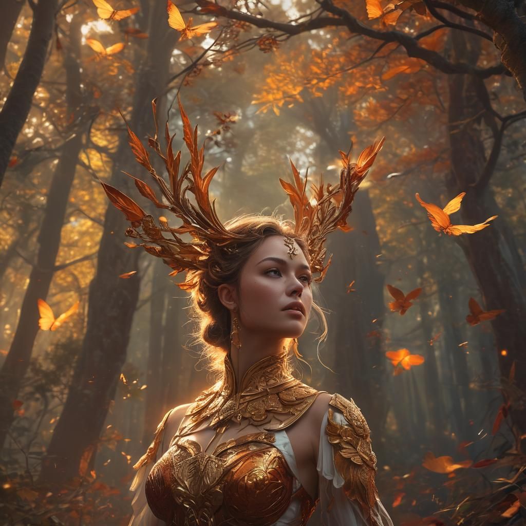 Alina Starkov, Sun Summoner in Mythical Forest