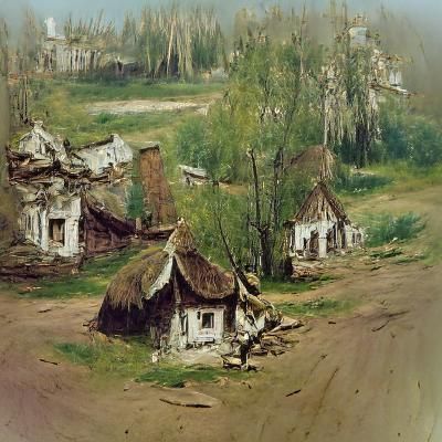 Urban Slum Landscape