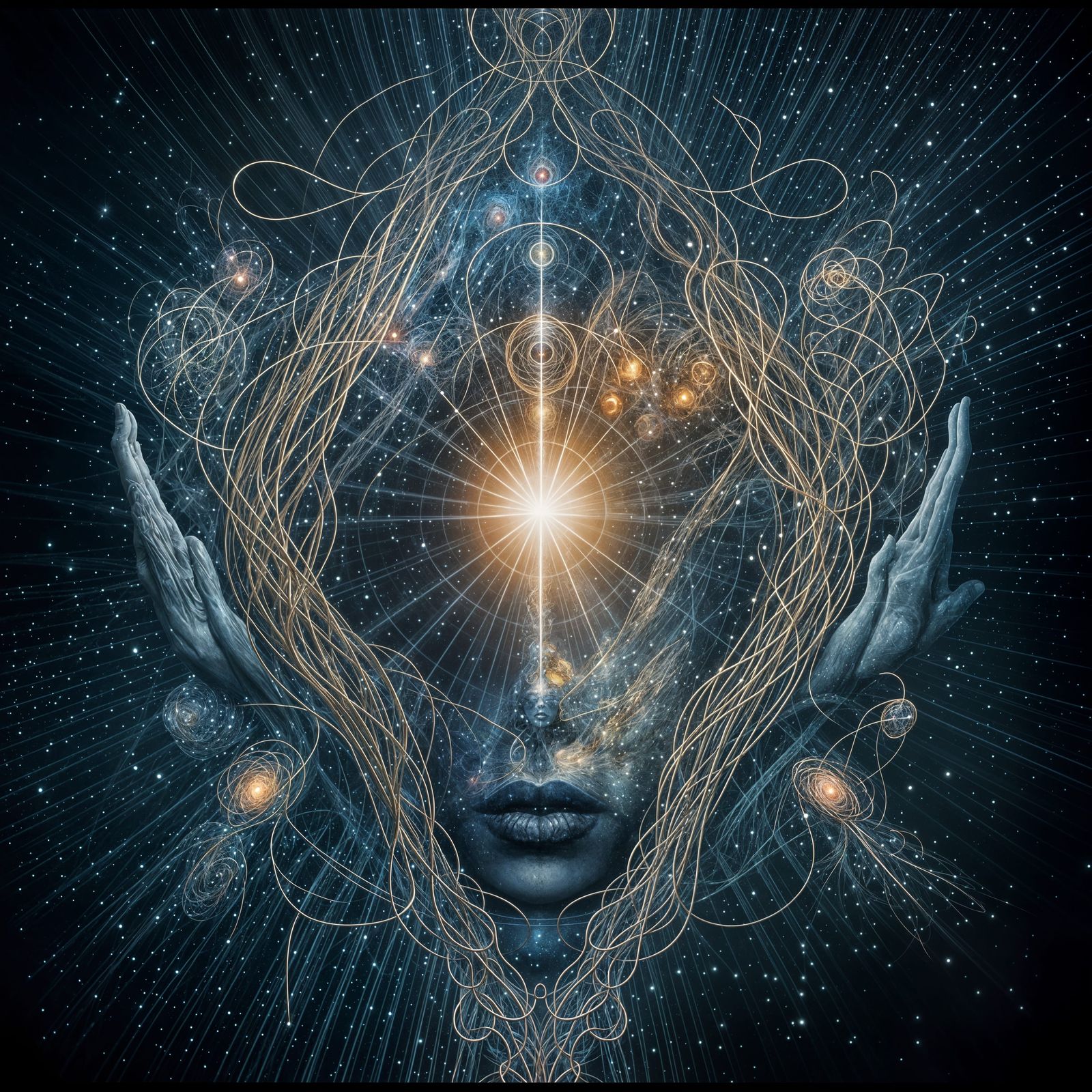 Surreal Nature Technology Cosmic Harmony