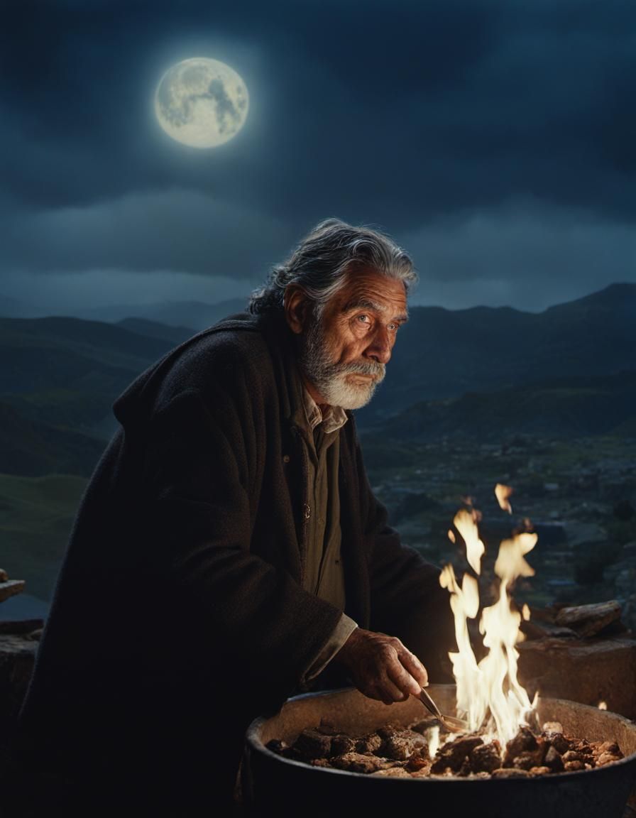 Surreal Landscape in Salvador Dali Style