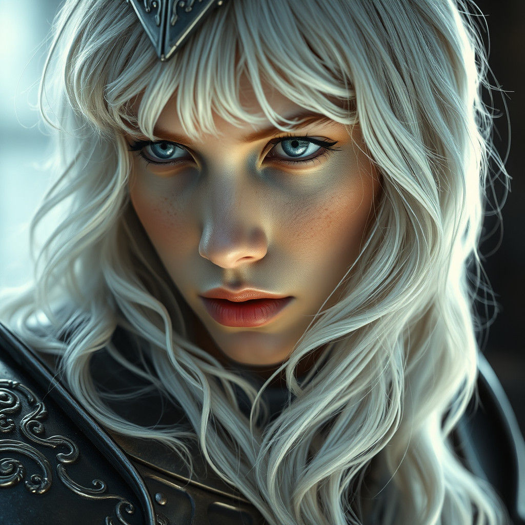 Ethereal Griffith in Dreamy Landscape