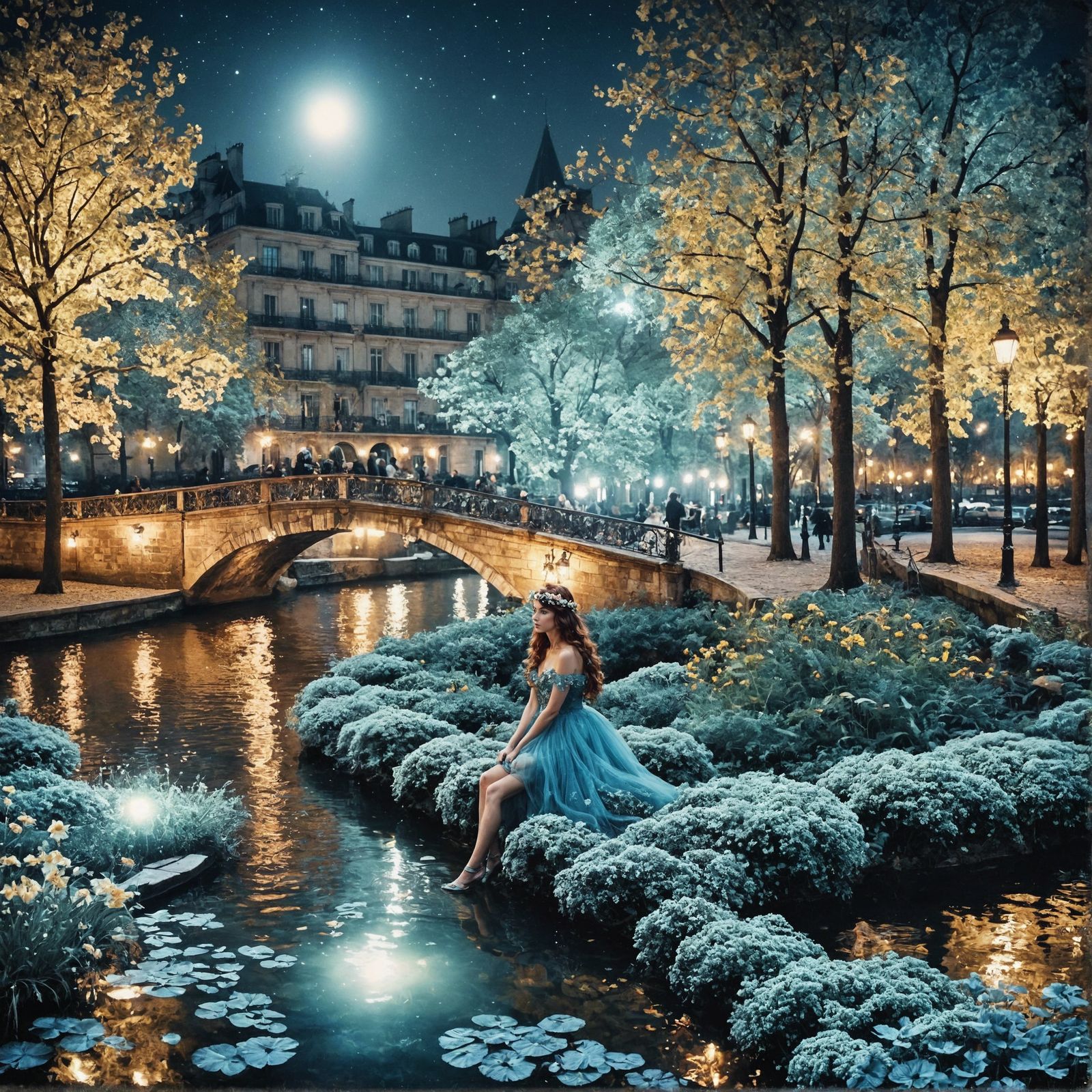 A Lonely Night in Paris ~ [Pro Upscaler]
