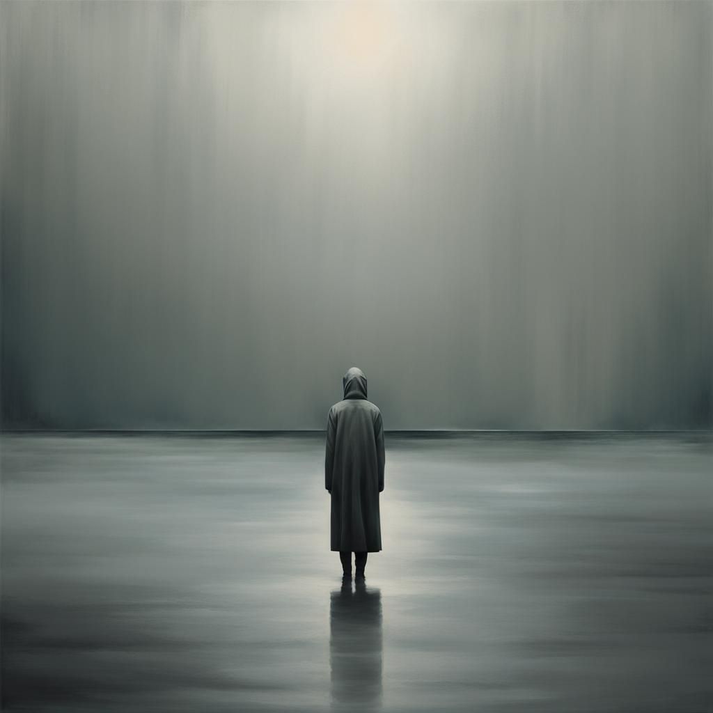 Solitary Figure: Exploring Solitude and Fear