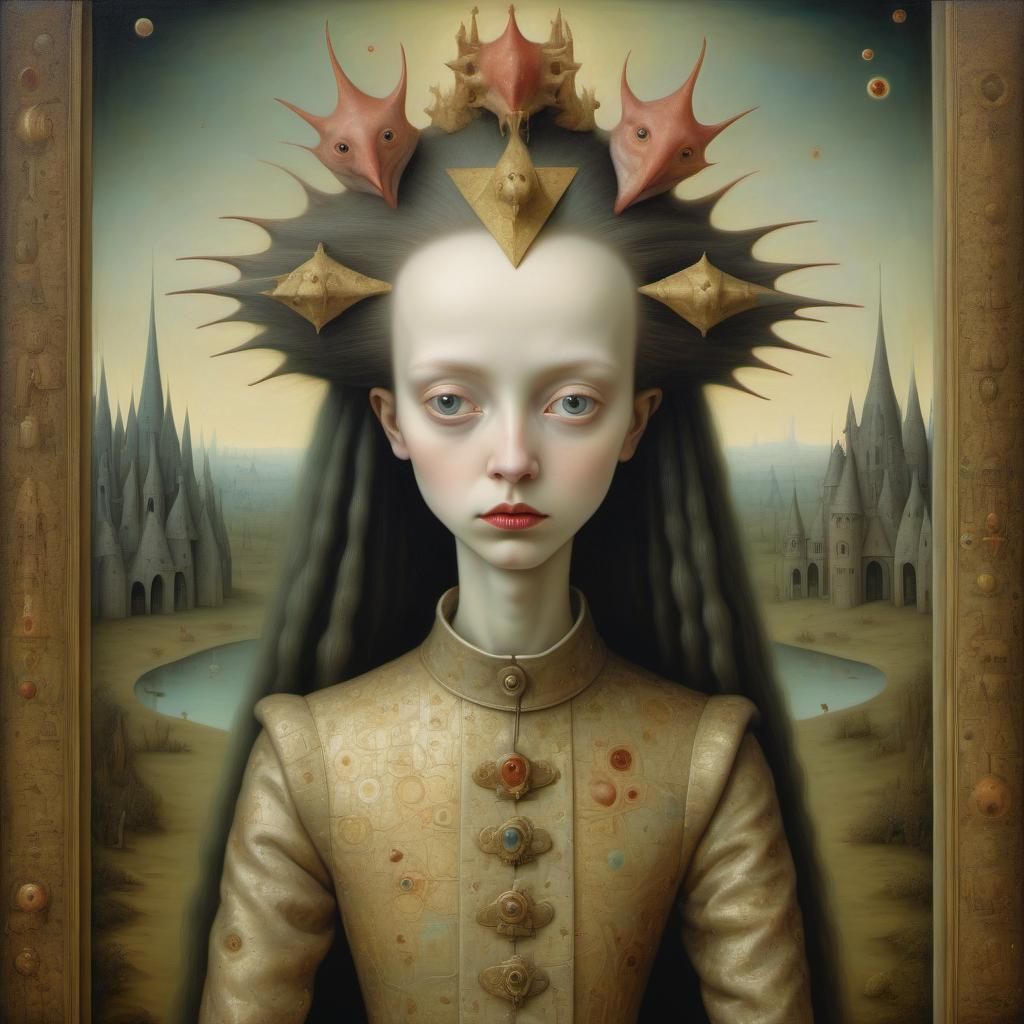 Lost Puzzle in Surrealist Style