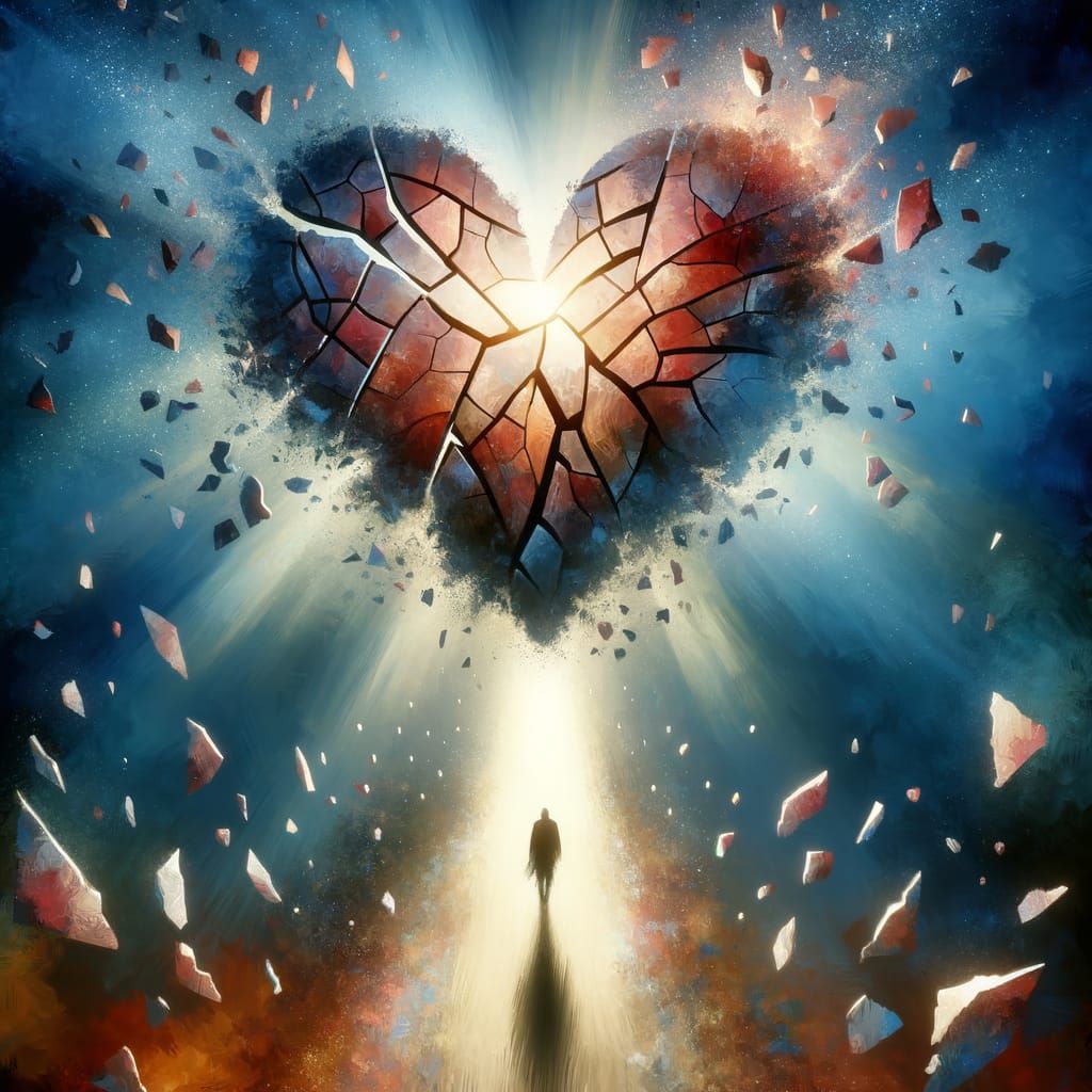 A Heart Shattered in Sorrow, a Soul Ascends