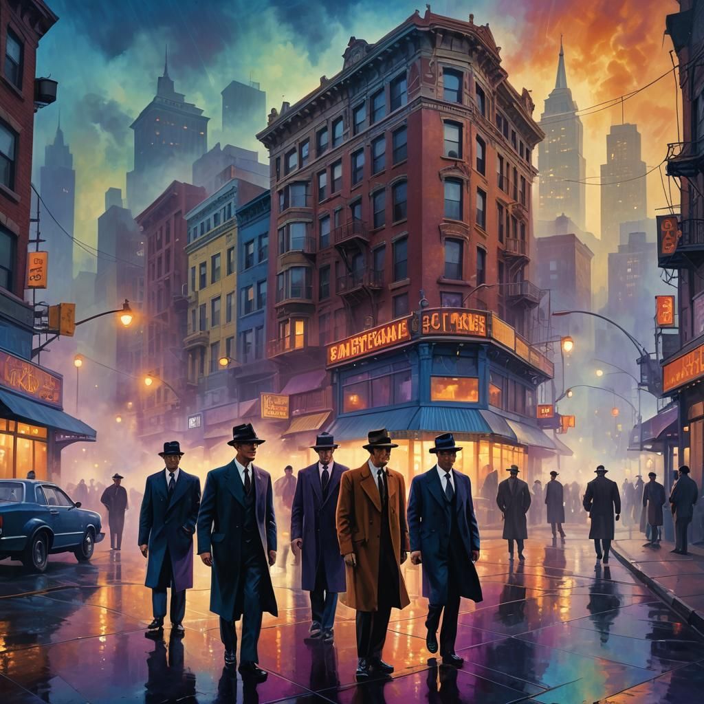 Frank Sinatra and Mobsters in Surreal San Francisco