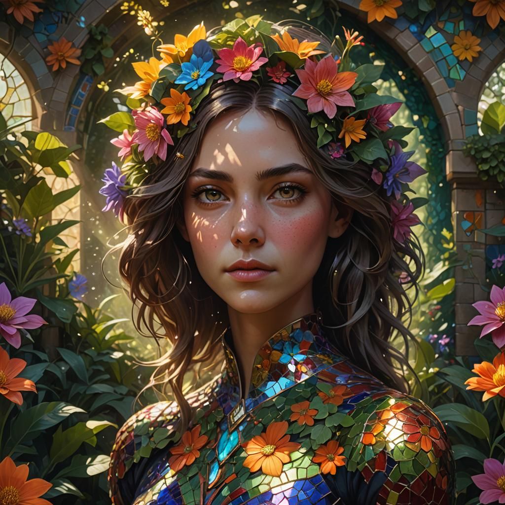 Dahlia in Enchanted Garden Concept Art