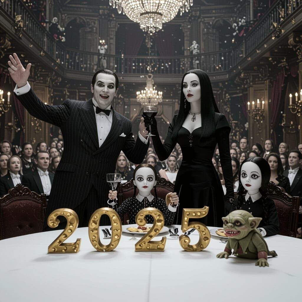 Gothic New Year's Ball with Addams Family & Lovecraftian Hor...