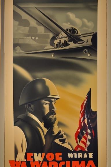 US World-War II Propaganda Poster: “A Goatee Makes You Look ...