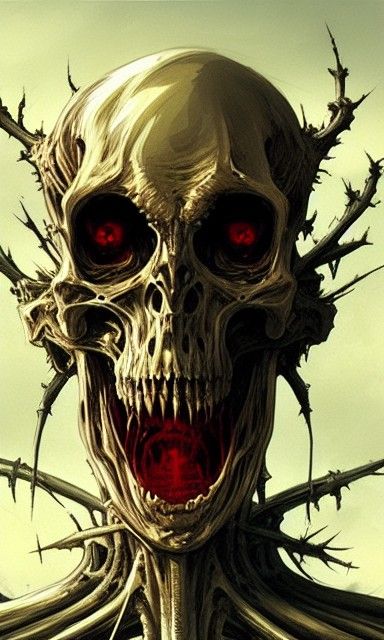 Gashadokuro Horror Illustration