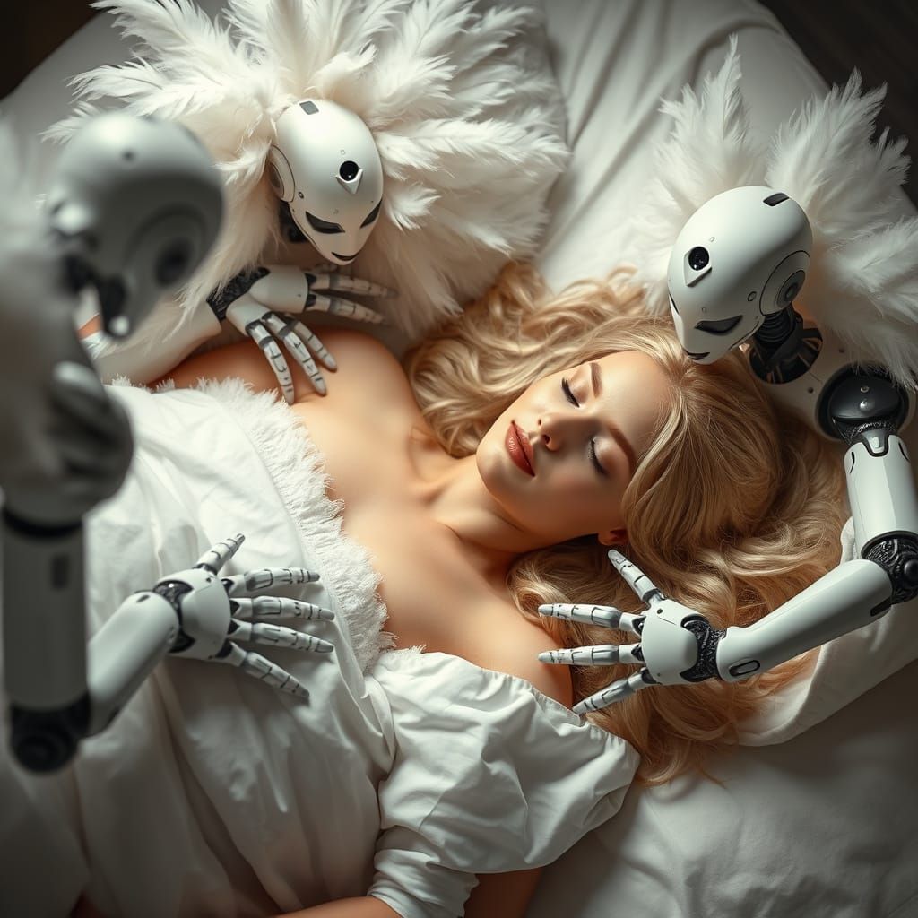 Feathered Massage Robots