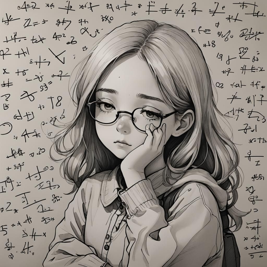 Math Girl is Very Sleepy