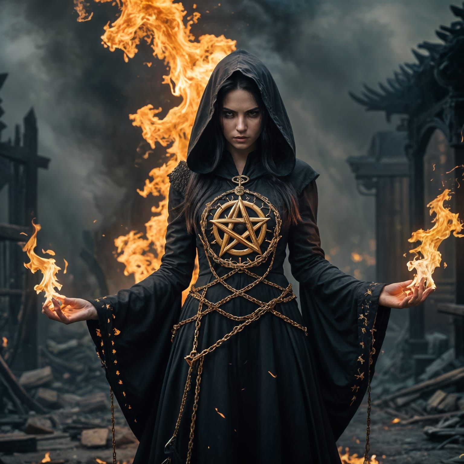 They wanted to burn ME.