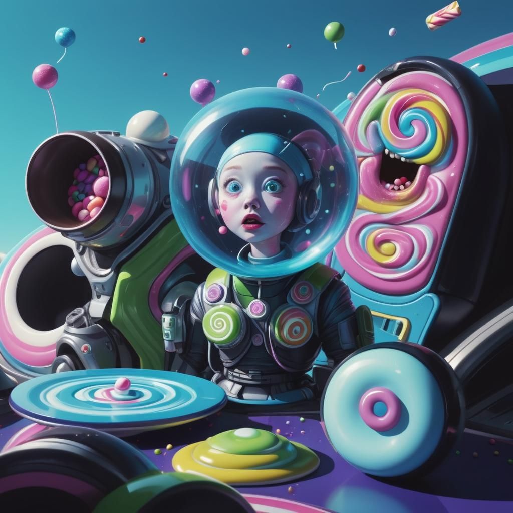 Candy Art Sci-Fi Scene: I Have No Mouth
