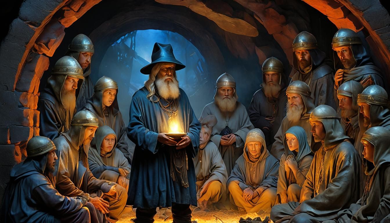 Camp Humphreys: Medieval Portrait with Volumetric Lighting