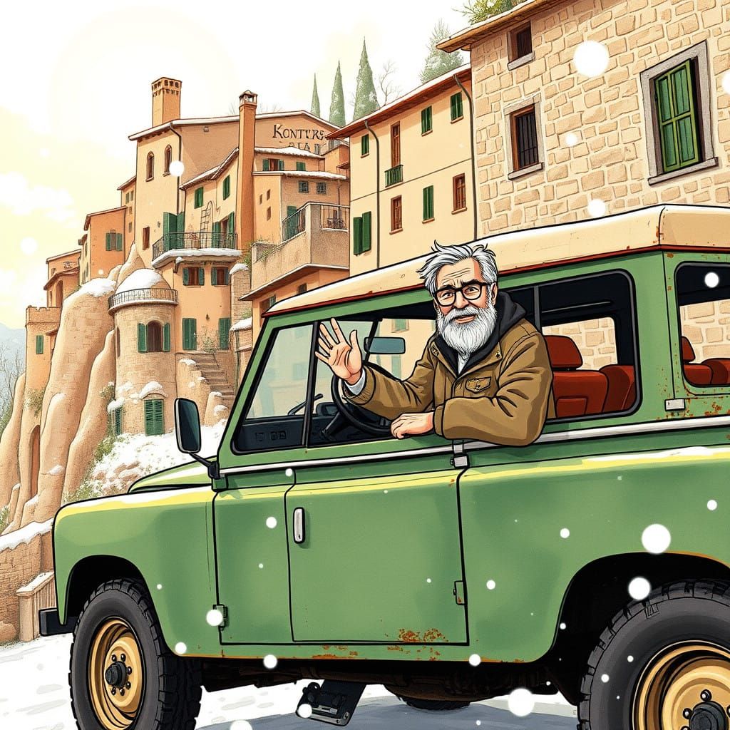 Vintage Explorer Wishes Farewell from Tuscan Village
