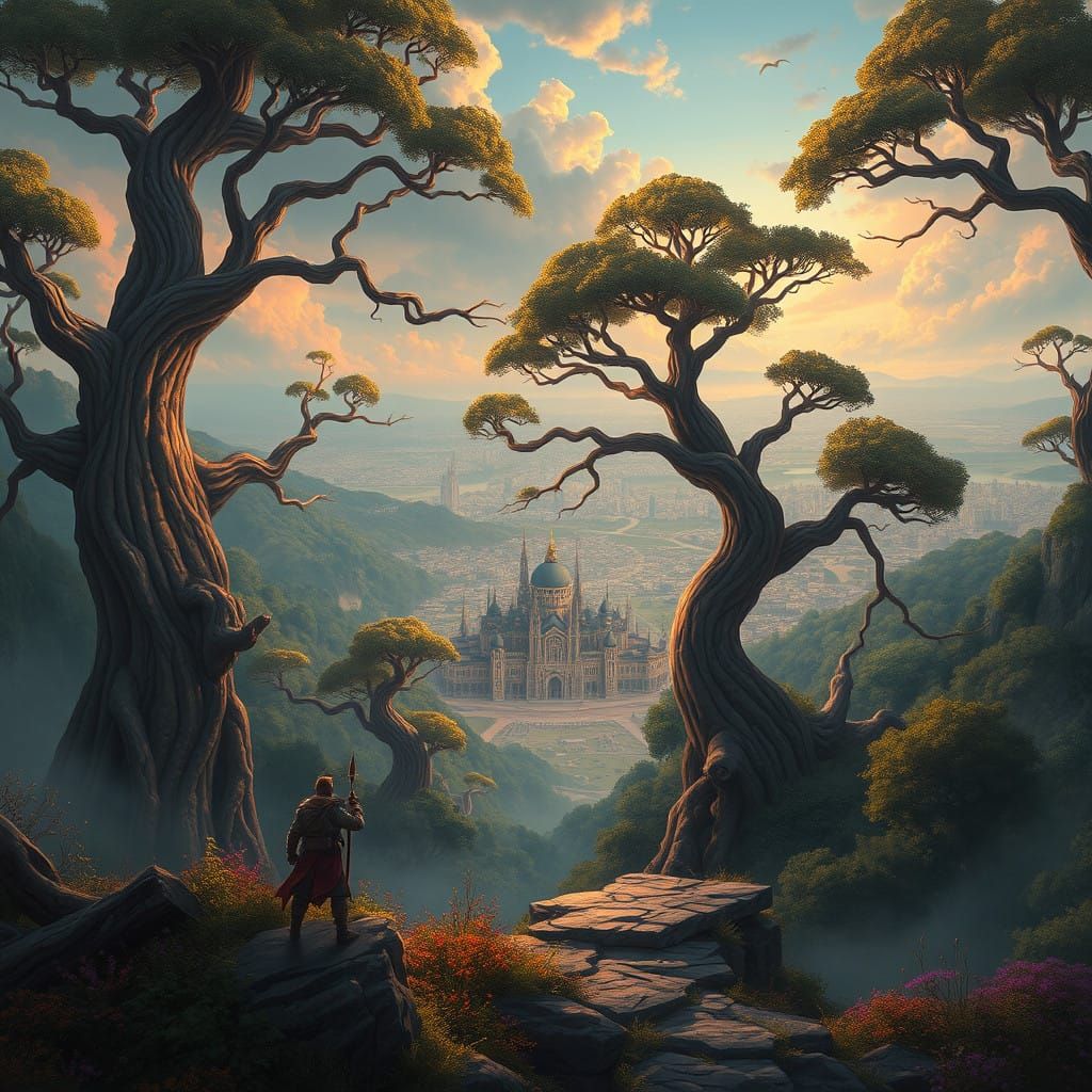 Surreal Fantasy World Revealed in Epic Heroic Landscape